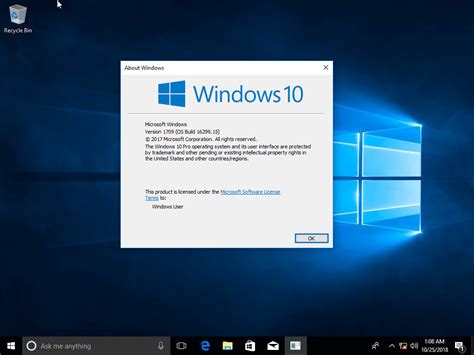 Complimentary download of Windows 10 Career 1709